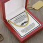 In Memory Of Your Wonderful Husband - Loved Beyond Words - Cuban Link Chain