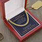 To The World's Wonderful Husband - I Love You - Cuban Link Chain
