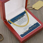 To The World's Wonderful Husband - I Love You - Cuban Link Chain