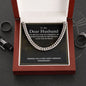 To My Dear Husband - My Better Half - Cuban Link Chain