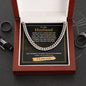 To My Husband - Happy 1st Father's Day - Cuban Link Chain