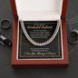 To The World's Wonderful Husband - I Love You - Cuban Link Chain
