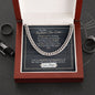 To My Father-In-Law - Thankful And Honored - Cuban Link Chain