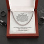 To My Husband - Happy 1st Father's Day - Cuban Link Chain