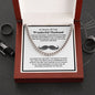 In Memory Of Your Wonderful Husband - Loved Beyond Words - Cuban Link Chain