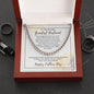 To The World's Greatest Husband - Happy Father's Day - Cuban Link Chain