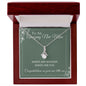 To An Amazing New Mom - Congratulations - Alluring Beauty Necklace
