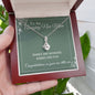 To An Amazing New Mom - Congratulations - Alluring Beauty Necklace