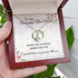 To An Amazing New Mom - Congratulations - Alluring Beauty Necklace
