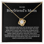 Boyfriend's Mom - Forever Be Grateful - Love Knot Necklace