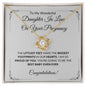 Daughter In Law - On Your Pregnancy - Love Knot Necklace