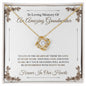 In Loving Memory Of An Amazing Grandmother - Love Knot Necklace