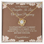Daughter In Law - On Your Pregnancy - Love Knot Necklace