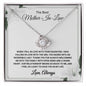 The Best Mother-In-Law - Thank You - Love Knot Necklace