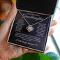 To My Beautiful Granddaughter - Love Knot Necklace