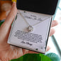The Best Mother-In-Law - Thank You - Love Knot Necklace