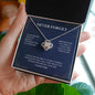 Never Forget - I Love You - Love Knot Necklace