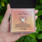 To My Other Mom - Thank You - Love Knot Necklace
