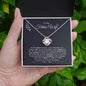 Future Wife - Love Of My Life - Love Knot Necklace