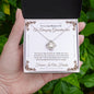 In Loving Memory Of An Amazing Grandmother - Love Knot Necklace
