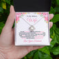 Military Wife - More Love Than Miles - Love Knot Necklace