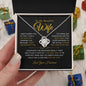 To My Beautiful Wife - Love Of My Life- Love Necklace Gift - W004