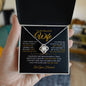 To My Beautiful Wife - Love Of My Life- Love Necklace Gift - W004