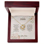 To My Fiancee - My Happily Ever After - Love Knot Necklace