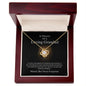 In Memory Of A Loving Grandad - Never Forgotten - Love Knot Necklace