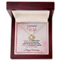 To My Beautiful Wife - Happy Anniversary - Love Knot Necklace