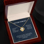 Never Forget - I Love You - Love Knot Necklace