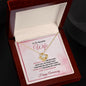 To My Beautiful Wife - Happy Anniversary - Love Knot Necklace