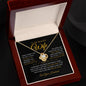 To My Beautiful Wife - Love Of My Life- Love Necklace Gift - W004