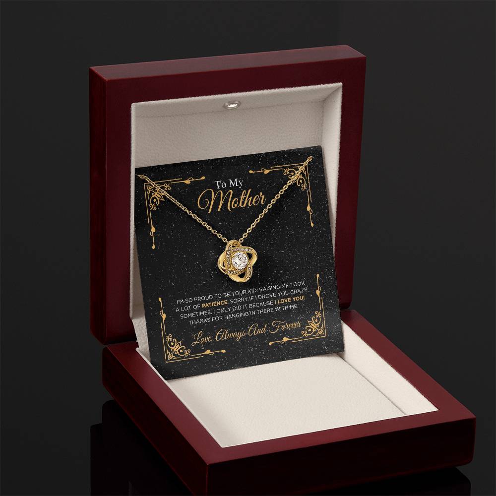 Mom-Love Knot Necklace