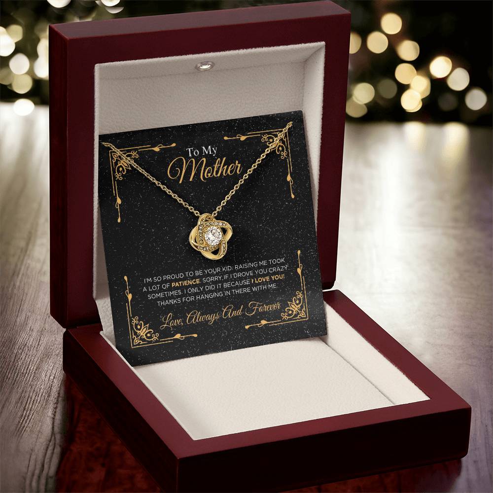 Mom-Love Knot Necklace