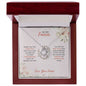To My Fiancee - My Happily Ever After - Love Knot Necklace