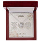 To My Fiancee - My Happily Ever After - Love Knot Necklace