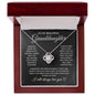 To My Beautiful Granddaughter - Love Knot Necklace