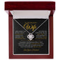 To My Beautiful Wife - Love Of My Life- Love Necklace Gift - W004