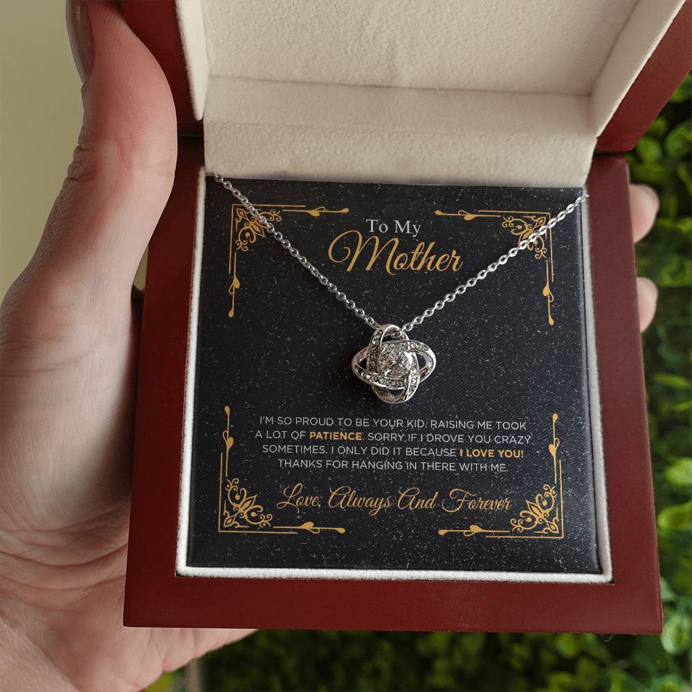 Mom-Love Knot Necklace