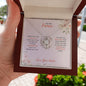 To My Fiancee - My Happily Ever After - Love Knot Necklace