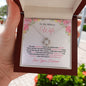 Military Wife - More Love Than Miles - Love Knot Necklace
