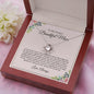 To My Fiance's Beautiful Mom - Thank You - Love Knot Necklace