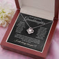 To My Beautiful Granddaughter - Love Knot Necklace