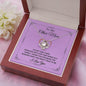 To My Other Mom - Thank You - Love Knot Necklace