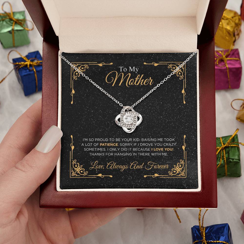Mom-Love Knot Necklace