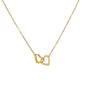 To My Wife - Interlocking Hearts Necklace