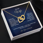 To My Wife - Interlocking Hearts Necklace