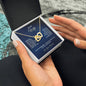 To My Wife - Interlocking Hearts Necklace