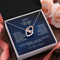 To My Wife - Interlocking Hearts Necklace